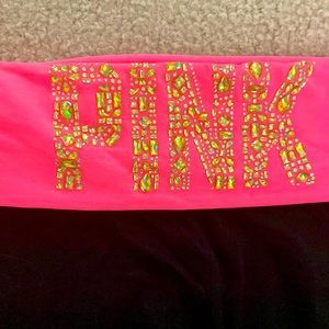 Original BLING PINK Yoga Leggings S | P